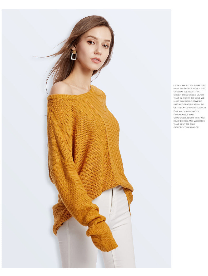 IvyShape | Solid Color Sweater Knitted Sweater