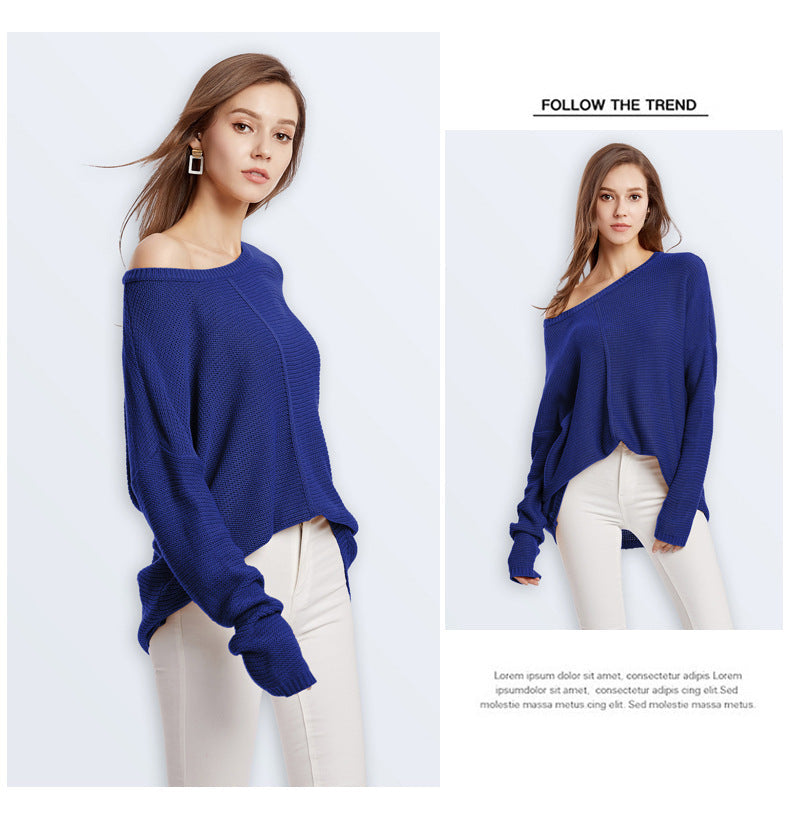 IvyShape | Solid Color Sweater Knitted Sweater