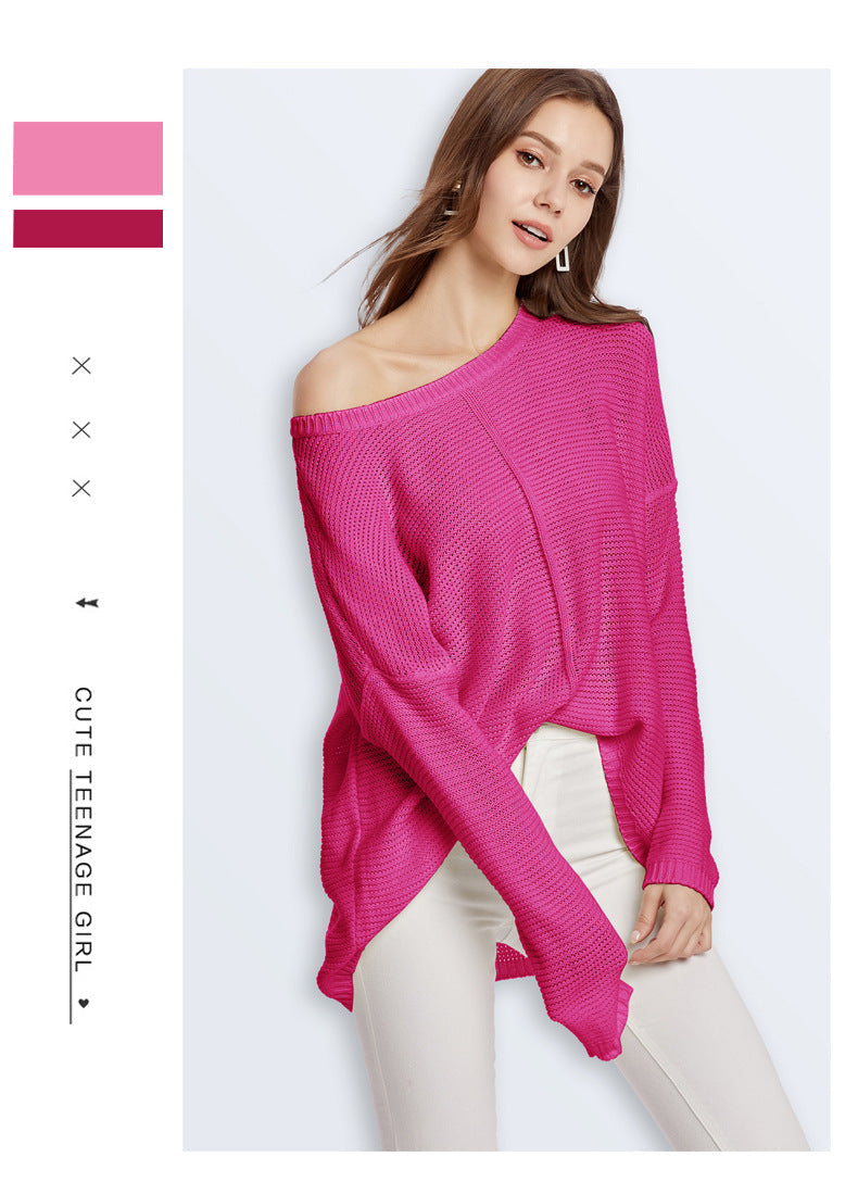 IvyShape | Solid Color Sweater Knitted Sweater