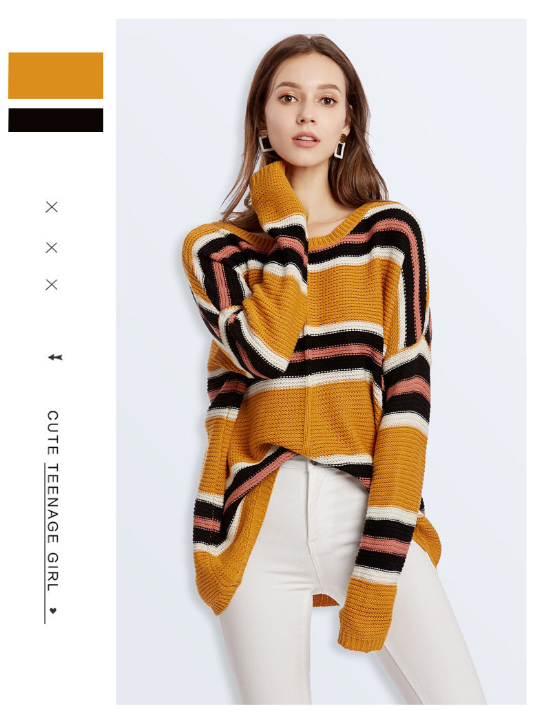 IvyShape | Solid Color Sweater Knitted Sweater