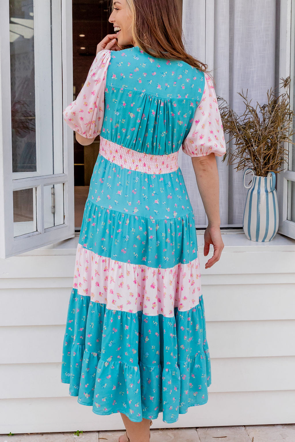 Freya Dress - Whimsical Teal