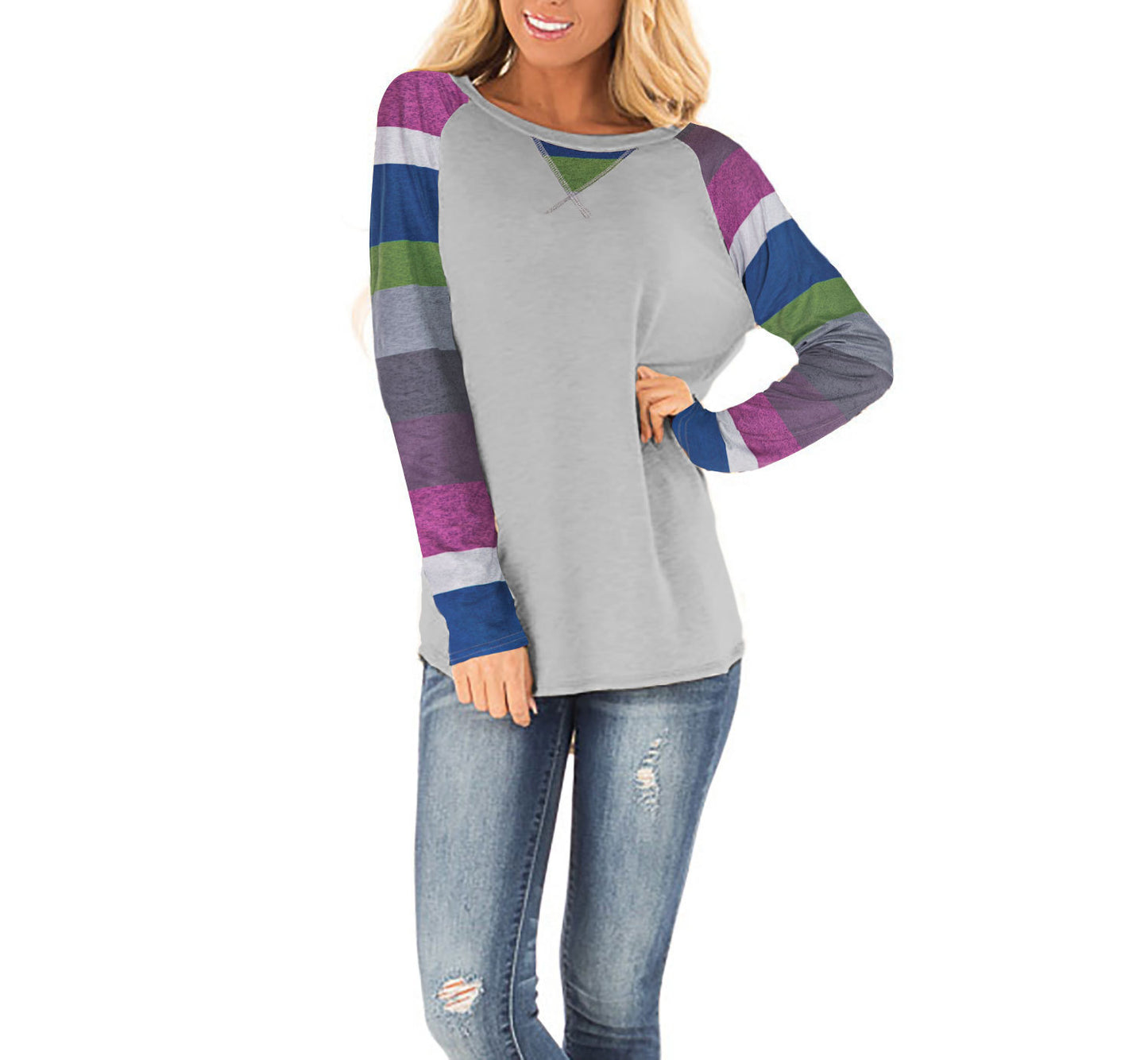 Ladies fashionable casual shirt Ivyshape