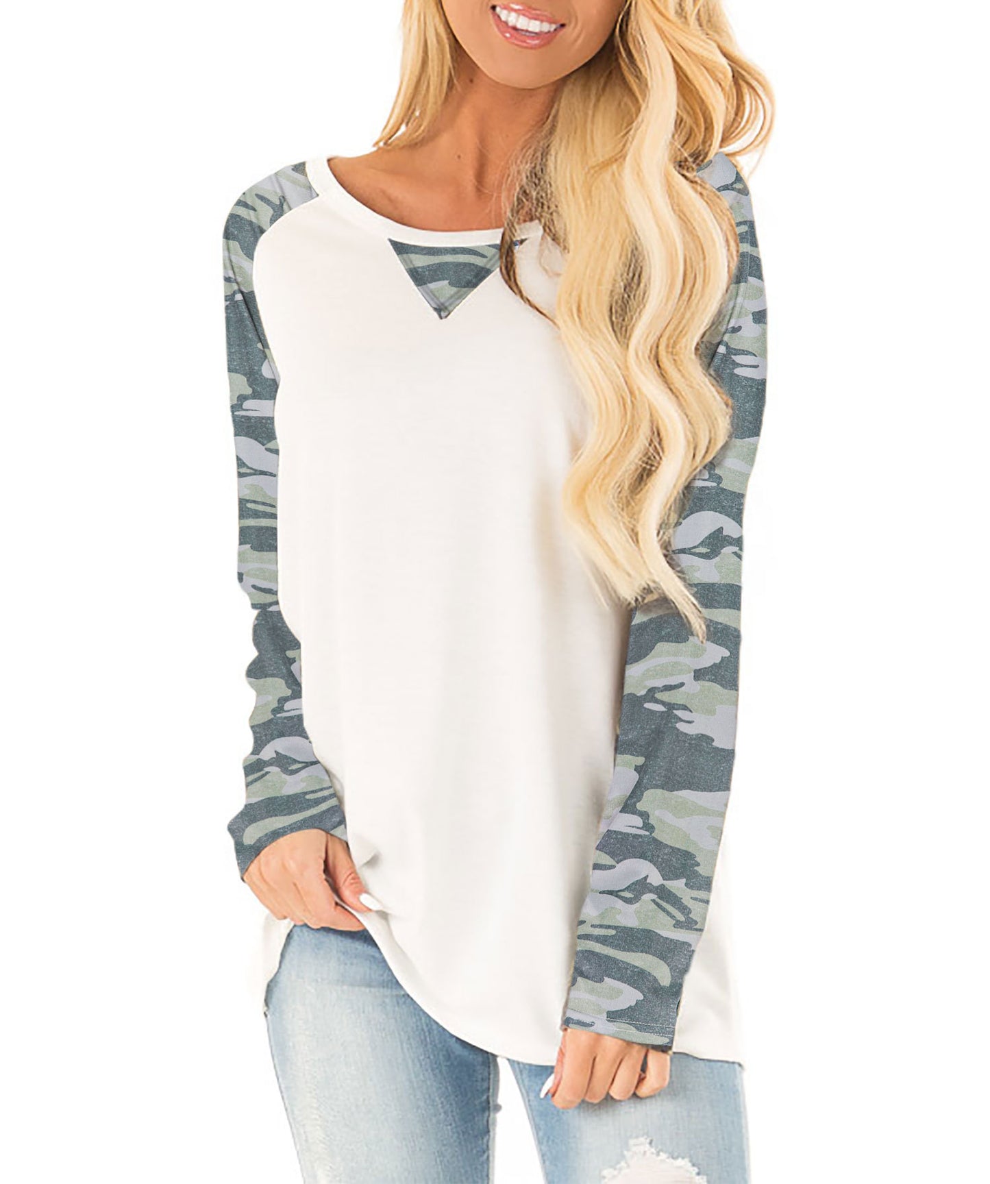 Ladies fashionable casual shirt Ivyshape