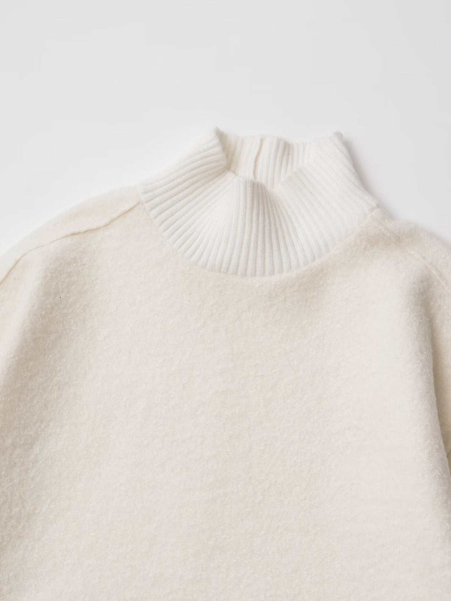 Ivyshape | Vegan Wool Blend Turtleneck Sweater