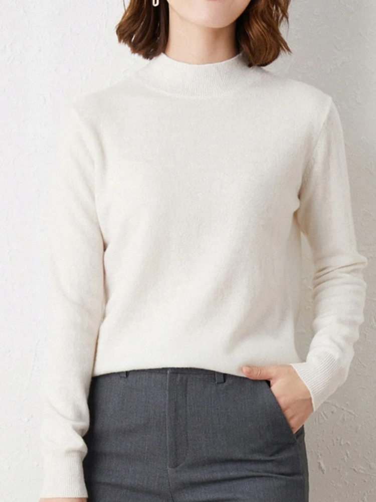 Ivyshape | Lightweight Turtleneck Sweater for Women