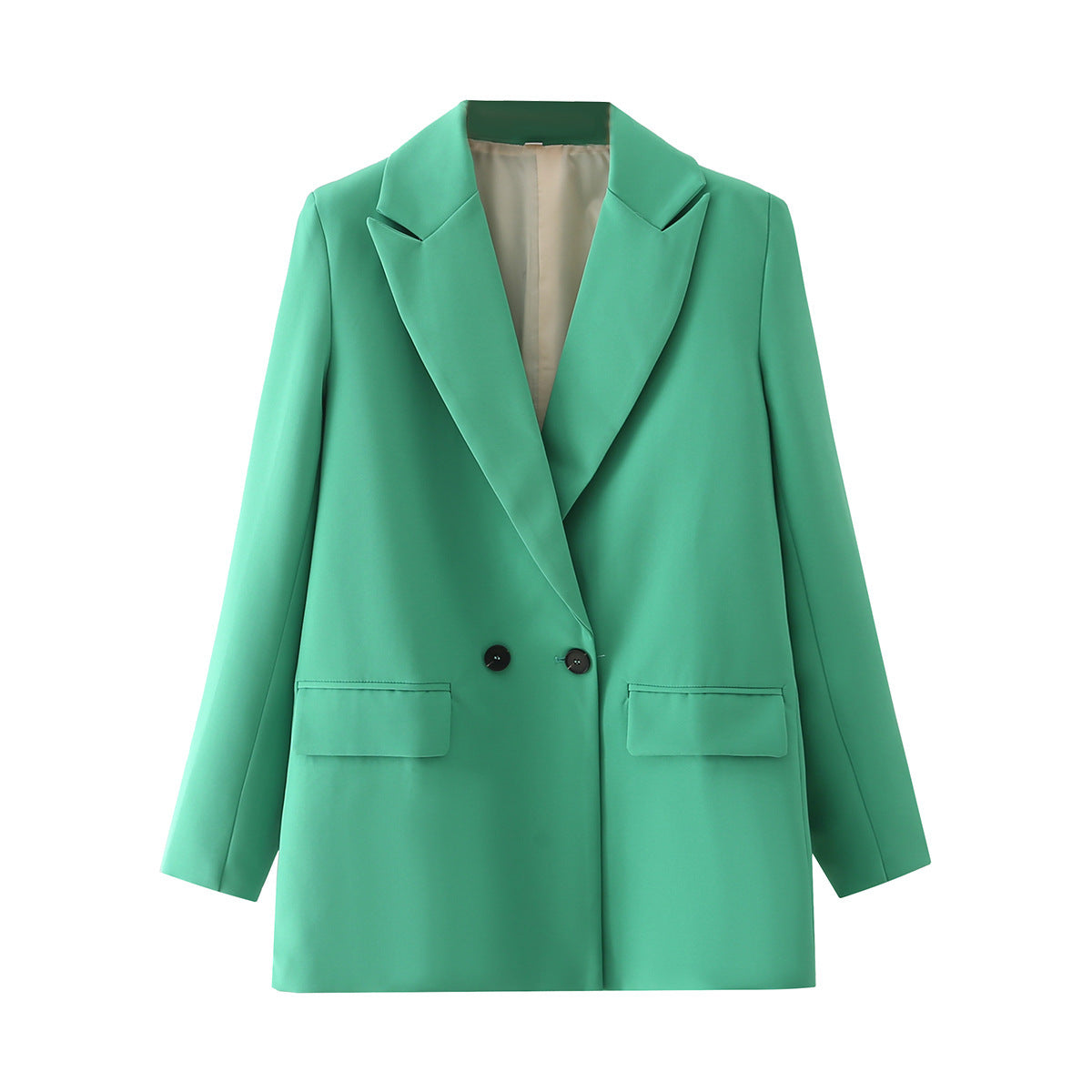 Ivyshape | Multicolor Double-Breasted Suit Coat