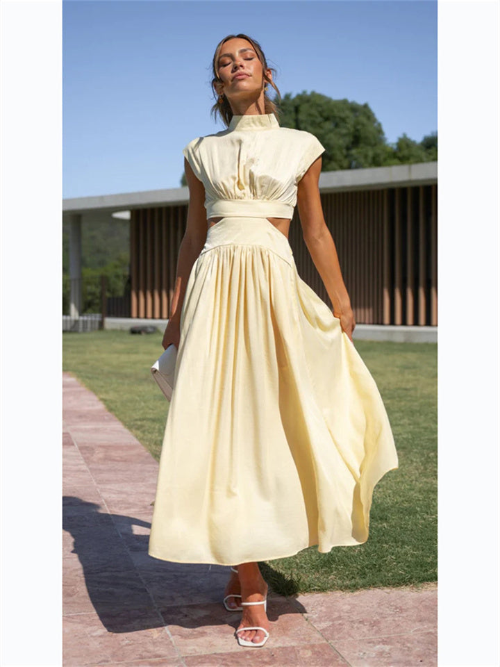 Ivyshape | Stylish Long Summer Dress for Women