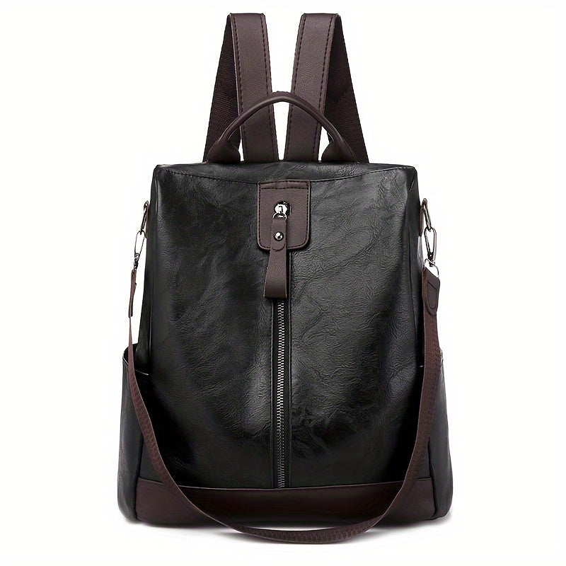 Security backpack for women, specially designed to prevent theft | Vegan Leather