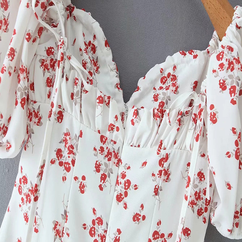 Ivyshape | Sleeve Floral Print Dress