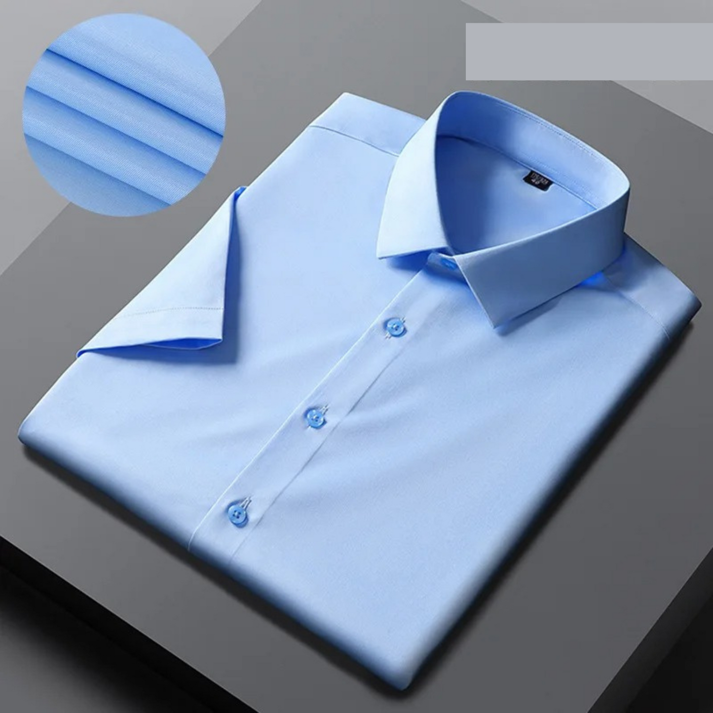 IvyShape Business Style wrinkle-free short sleeve shirt