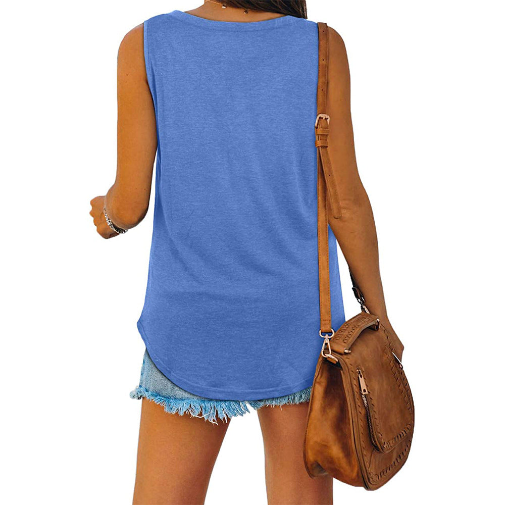 Ivyshape | Mckayla Jersey V-Neck Tank Top