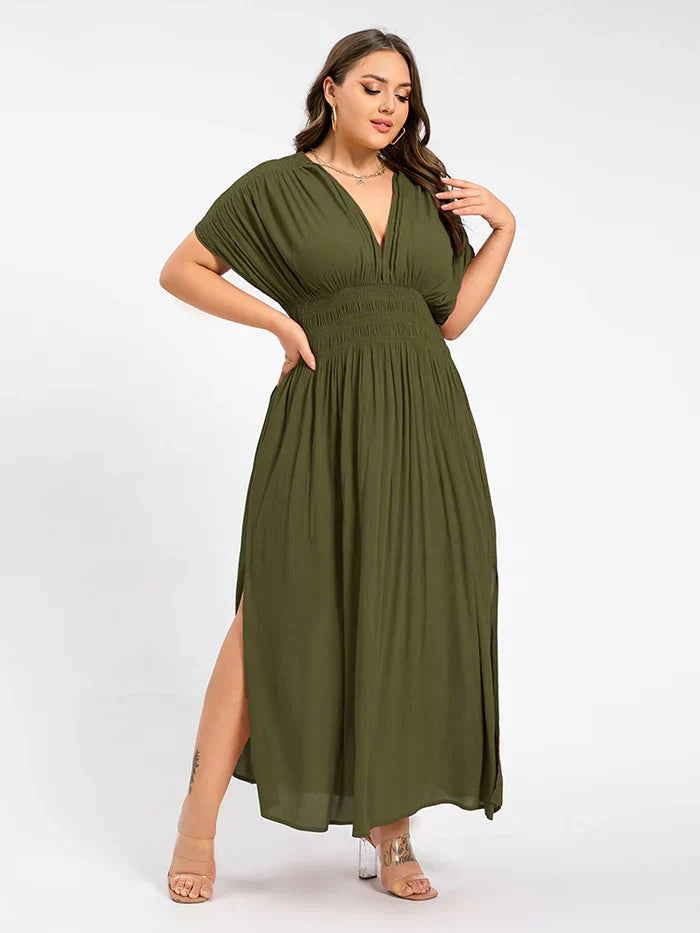 Ivyshape | Women's Chiffon Long Dress Side Slit