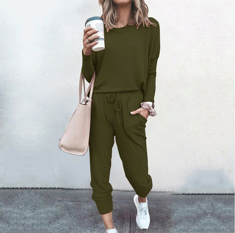 Women Comfortable Jumpsuit with Elastic Waist Ivyshape