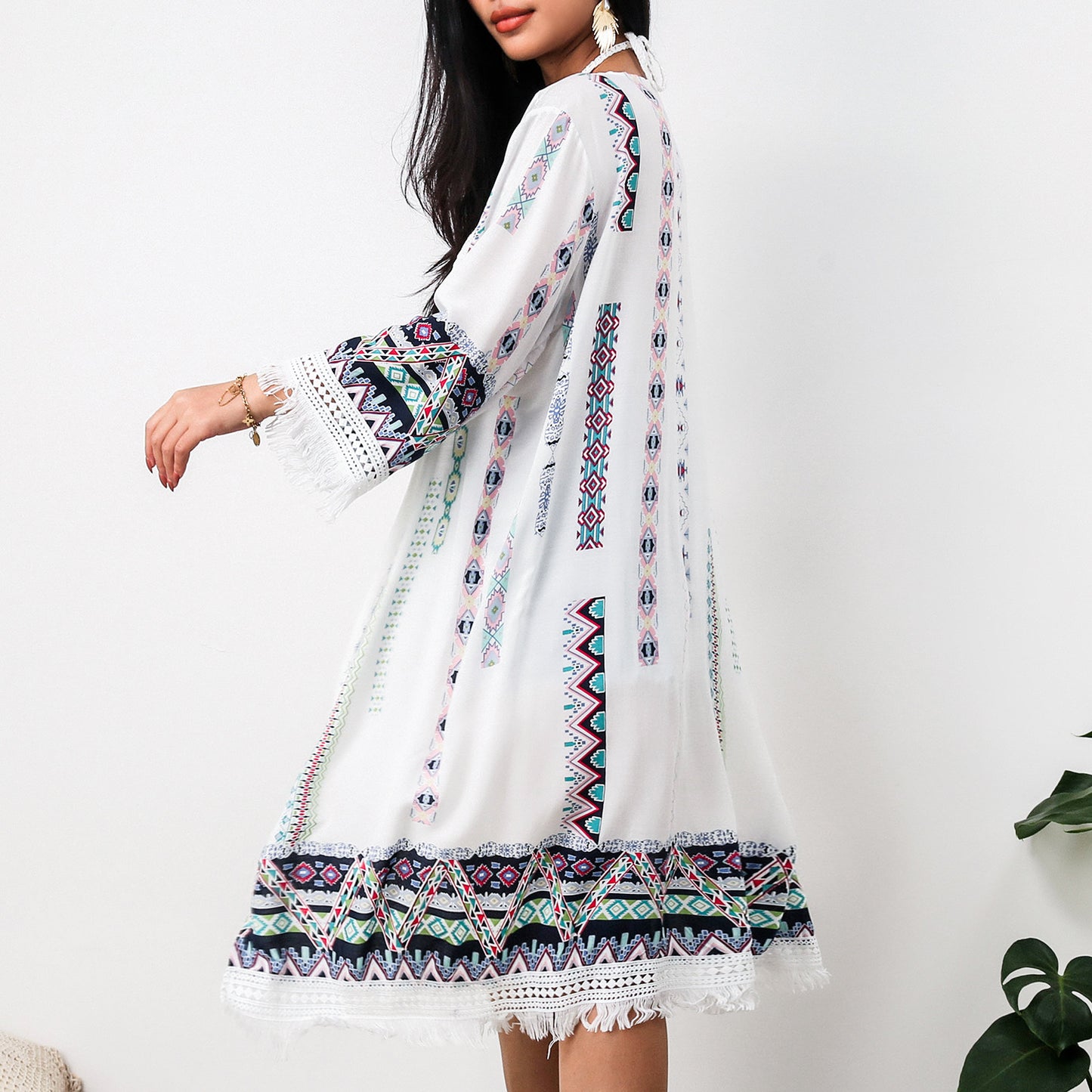 Women casual Boho dress Ivyshape