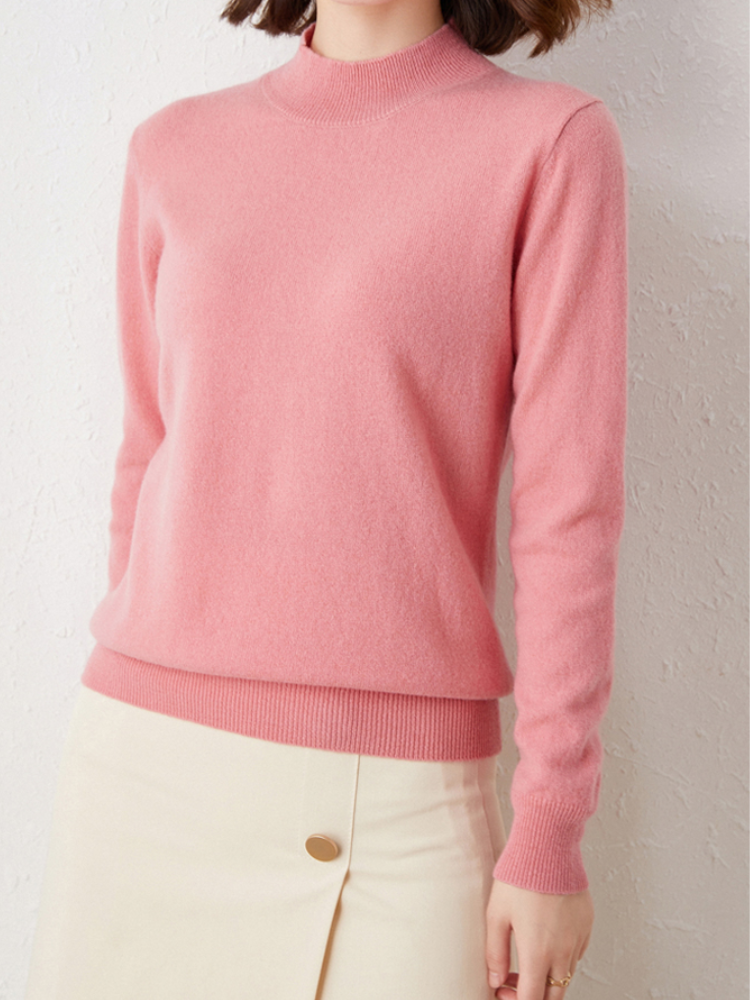 Ivyshape | Lightweight Turtleneck Sweater for Women