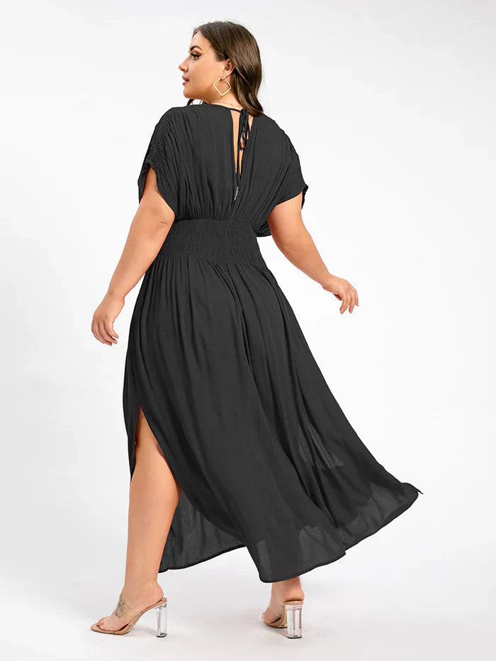 Ivyshape | Women's Chiffon Long Dress Side Slit