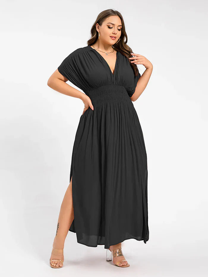 Ivyshape | Women's Chiffon Long Dress Side Slit