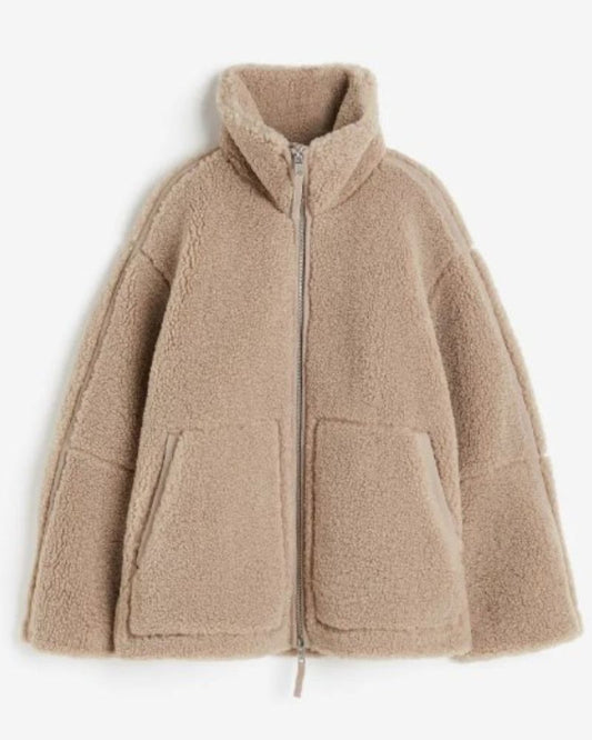 Ivyshape | Warm Teddy Jacket