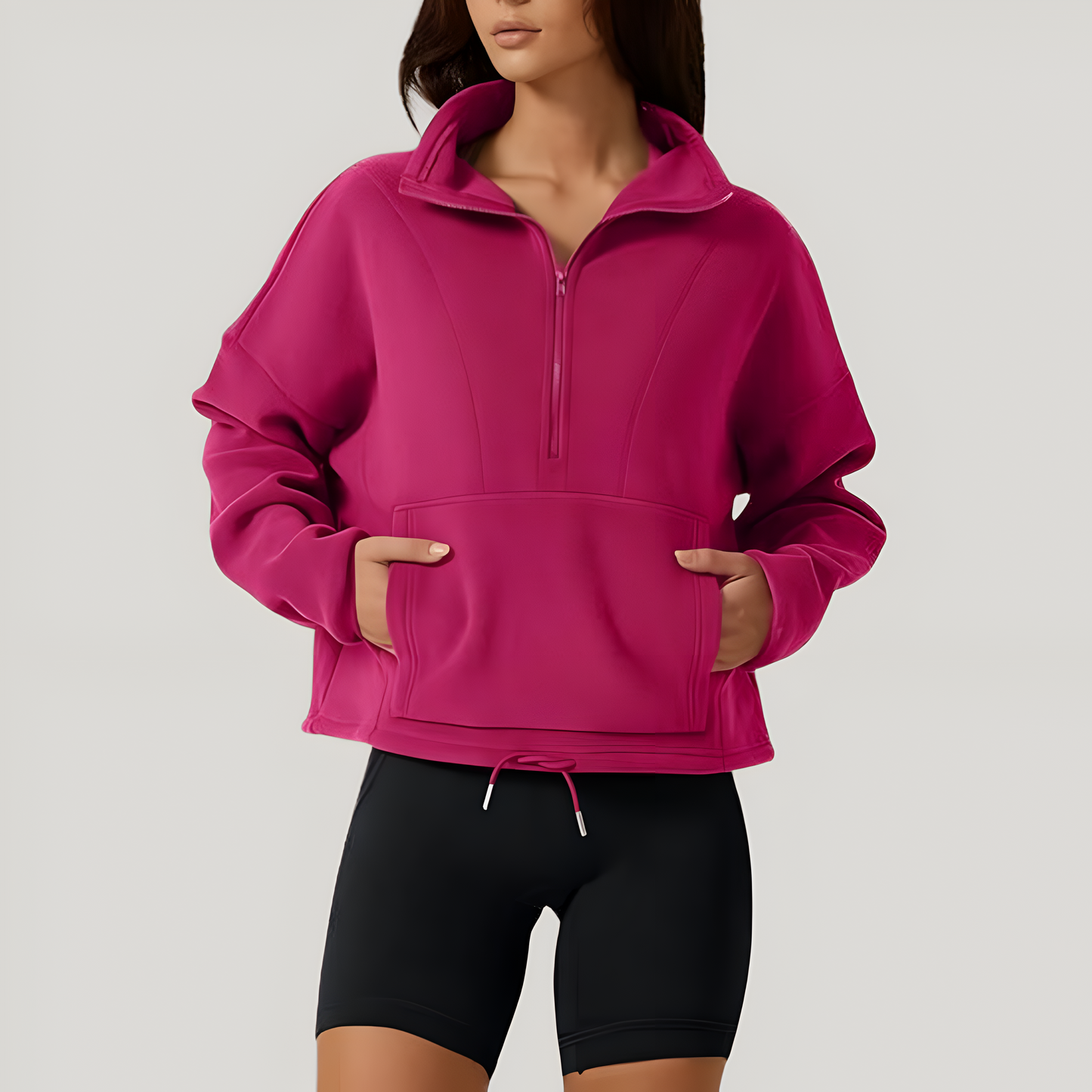 Ivyshape | Warm Polar Fleece Pullover