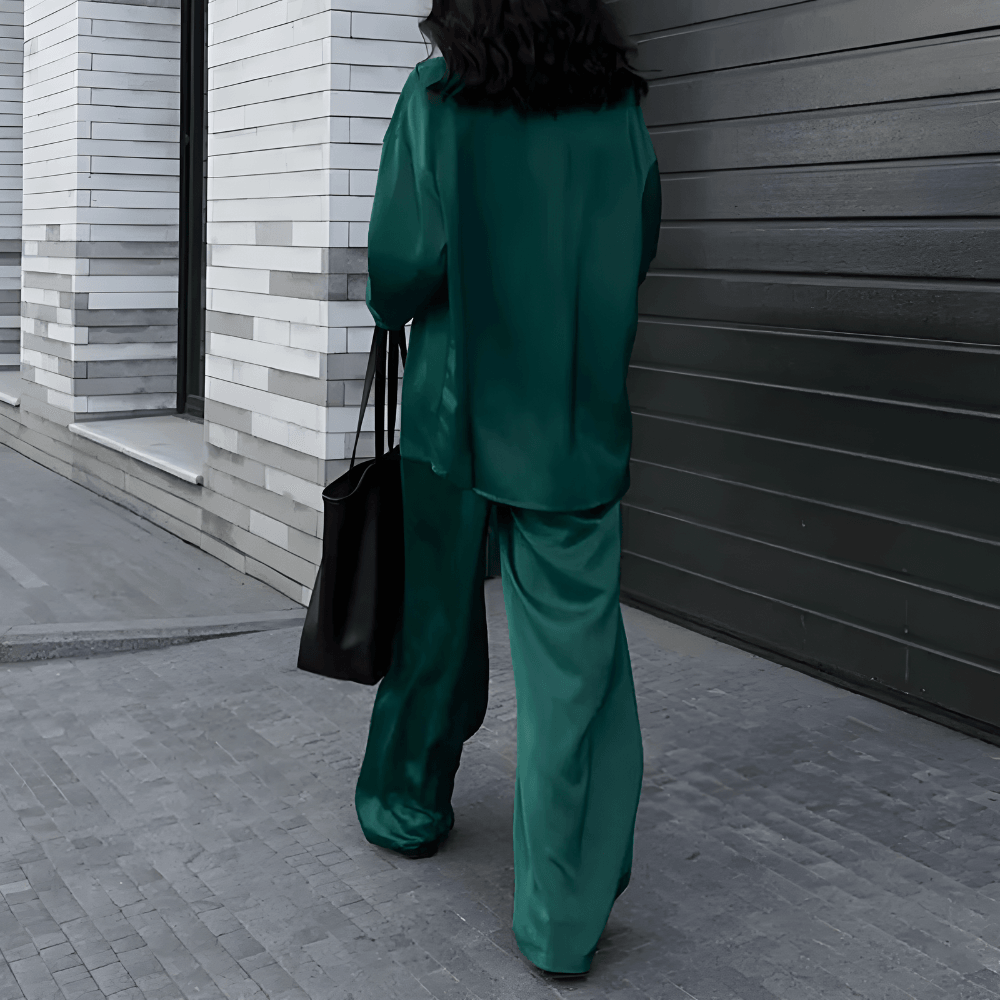 Ivyshape | Oversized, Two-Piece Office Suit