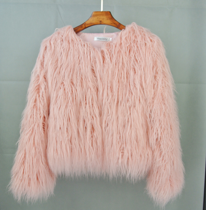 IvyShape | Fluffy Short Jacket