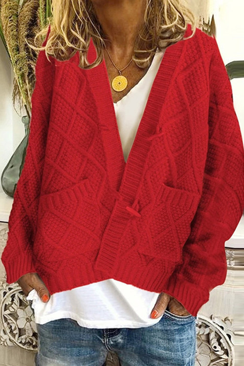 Ivyshape | Knitted Warm Versatile Winter Cardigan Sweater