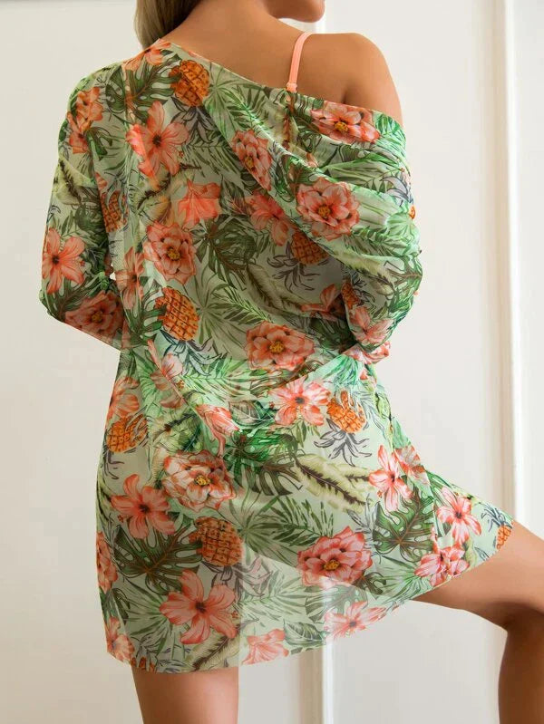 Ivyshape | Bikini-Set with Floral Pattern (Bestseller)