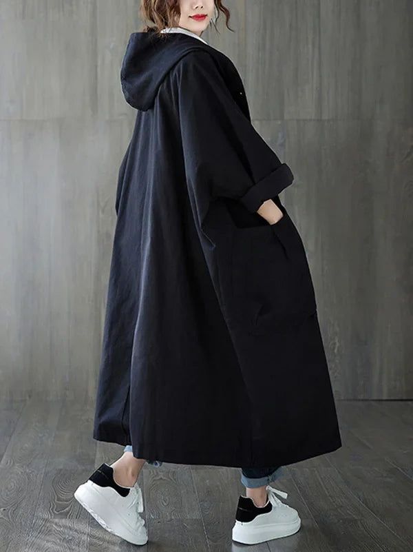 Ivyshape | Longer Waterproof Trench Coat