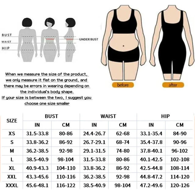Women's High Waist Compression Shaper Bodysuit