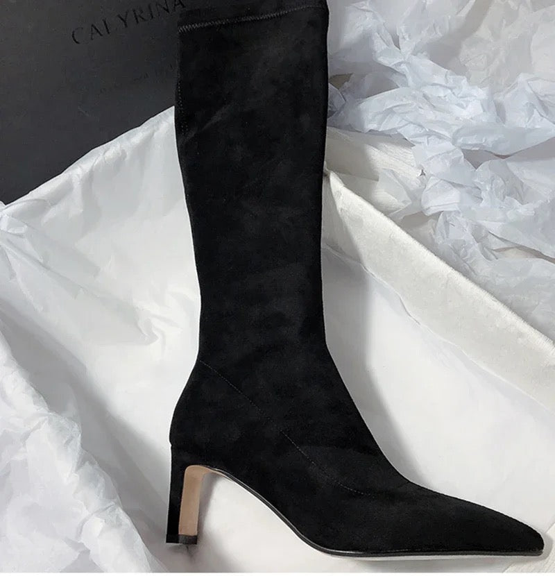 Ivyshape | Over Knee Premium Suede Boots