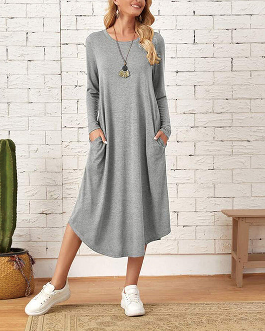 Ivyshape | Women's Long Sleeve Dress