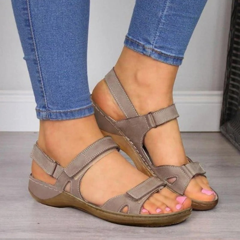 Breathable Open Toe Flat Sandals for Women