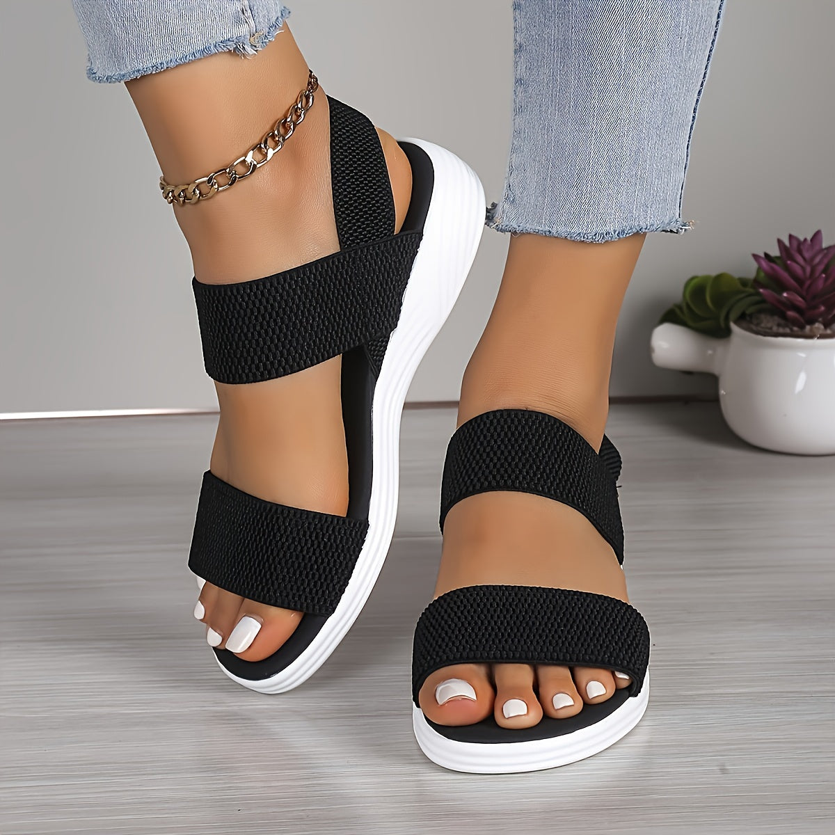 Ivyshape | Stretch Light Sandals