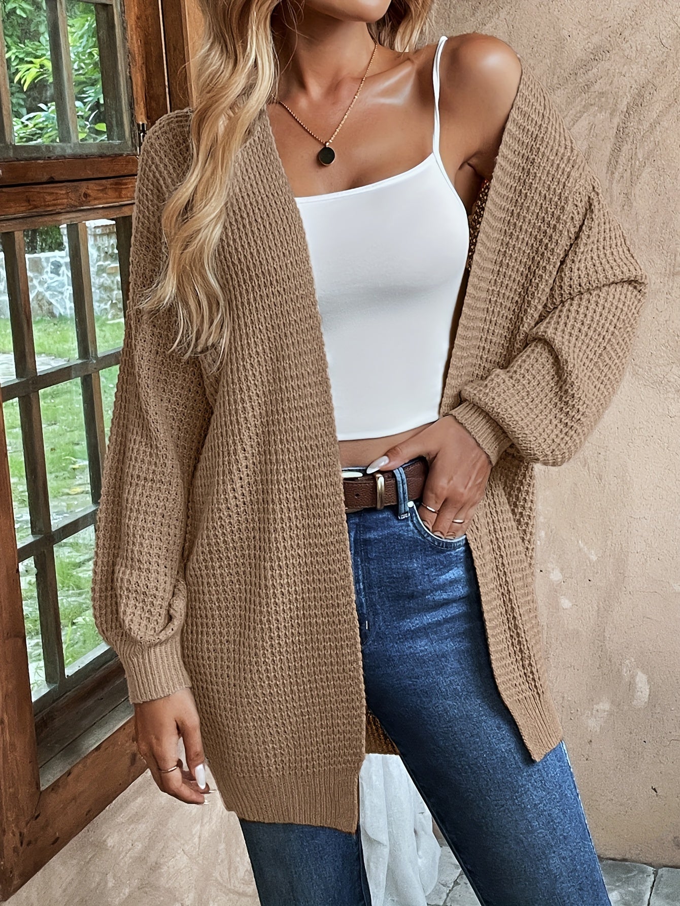 Ivyshape | Wool Knit Cardigan for Women Perfect for Everyday