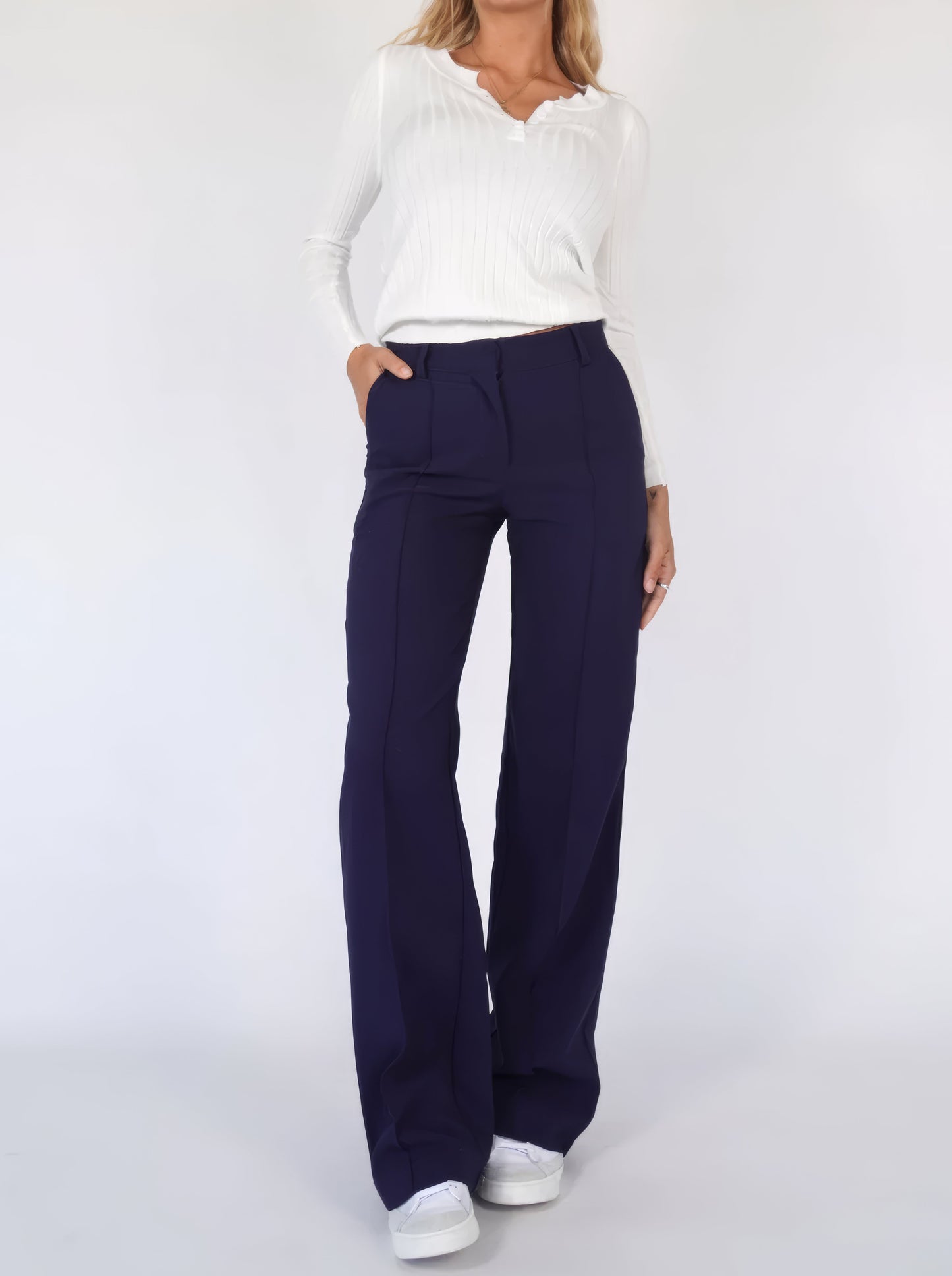 Ivyshape | Wide Chic Trousers Women