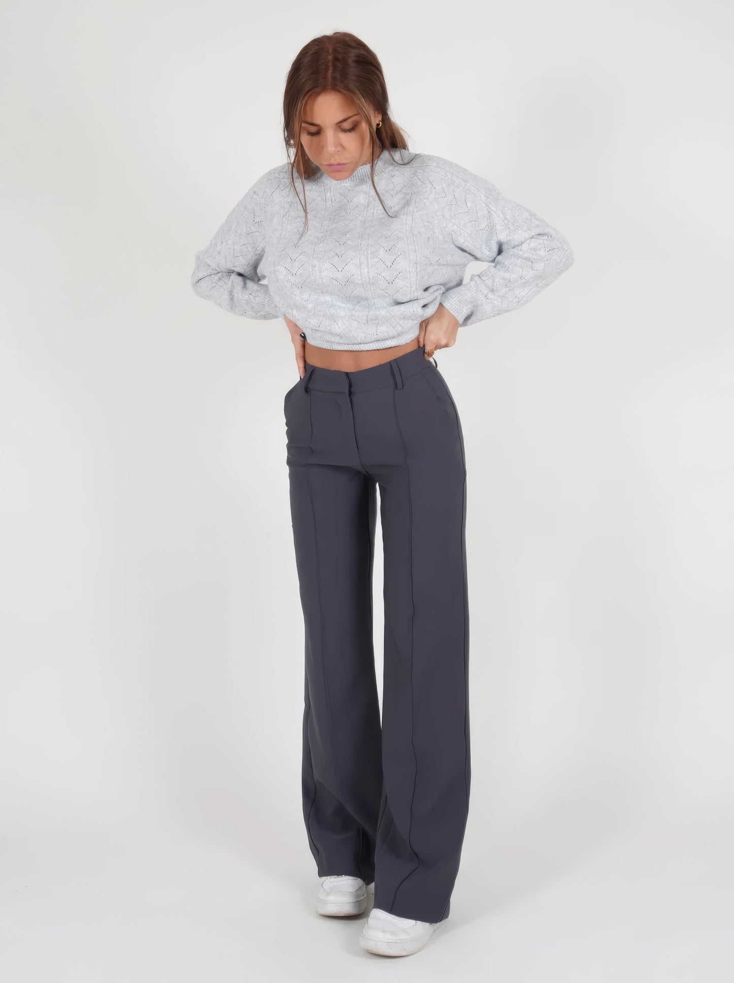 Ivyshape | Wide Chic Trousers Women