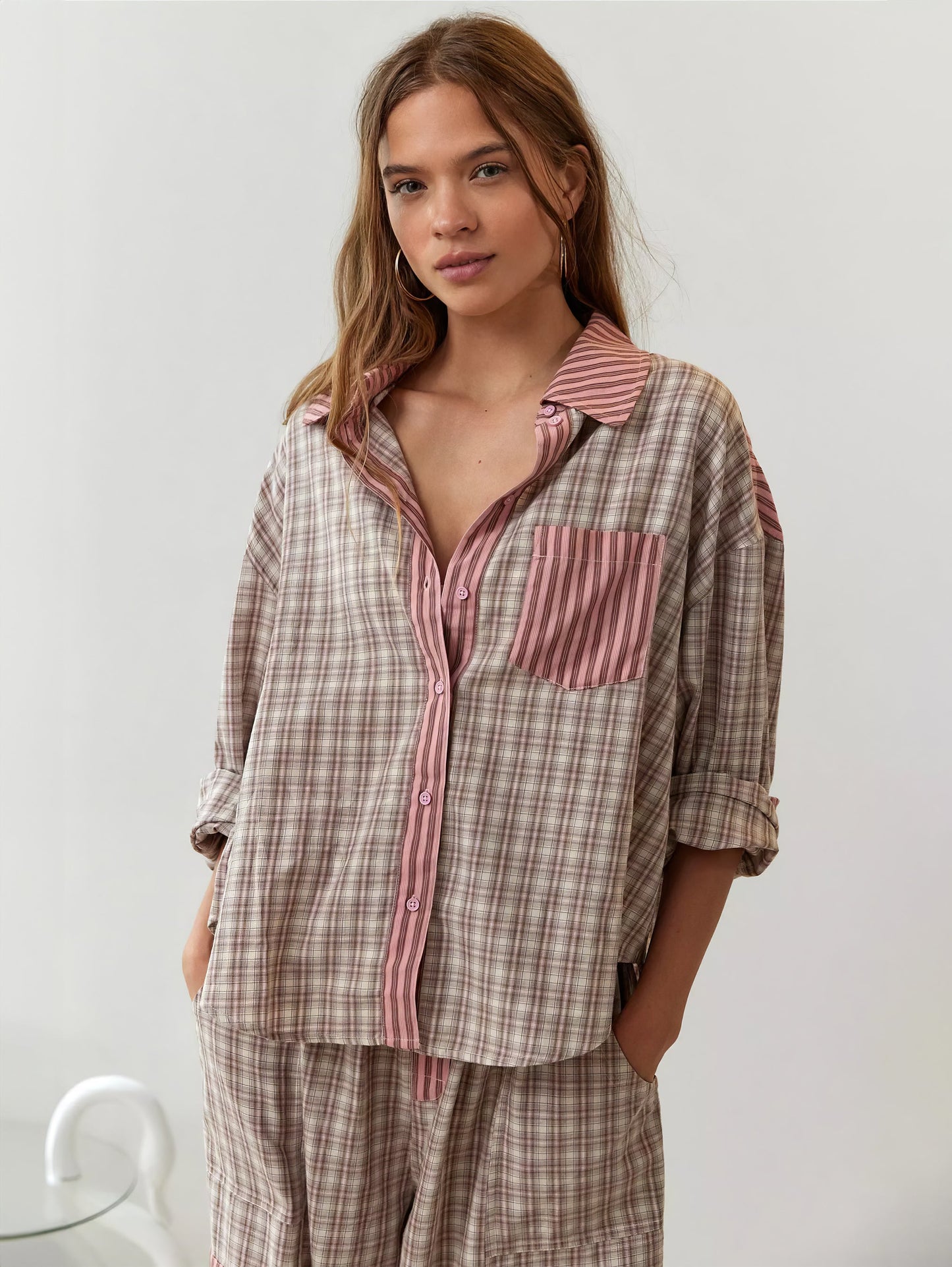 Ivyshape | Cozy Winter Pajama Set for Women Comfortable and Warm