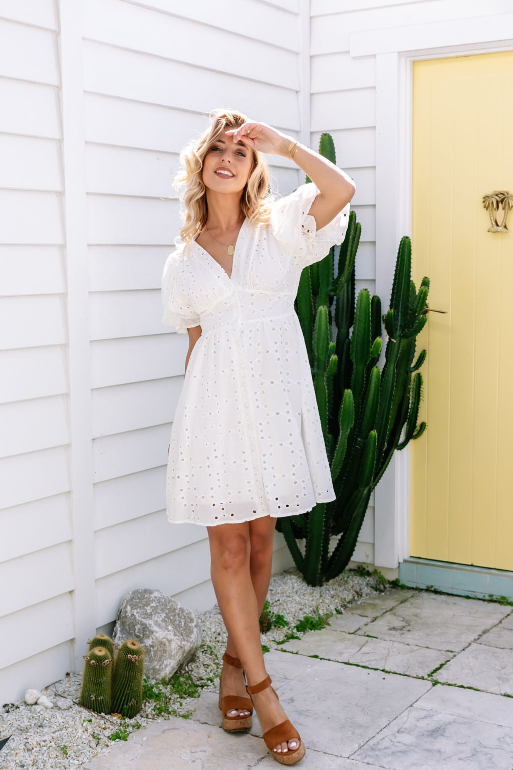 Emery Dress - White