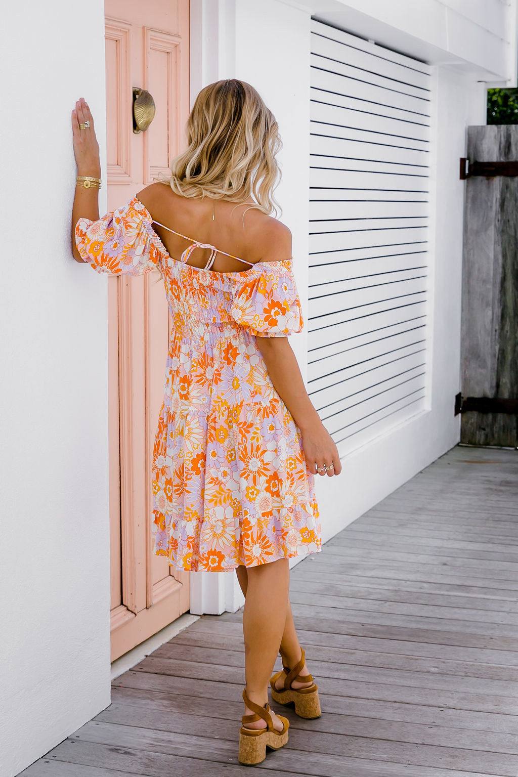 Reva Dress - Orange Fizz