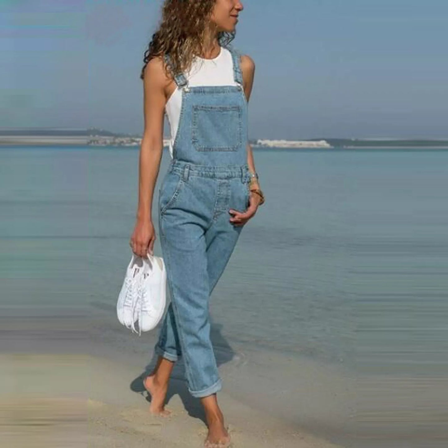 IvyShape | Denim Bib Overalls