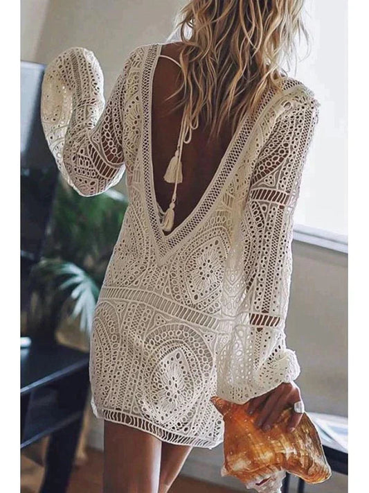 Summer Elegant Bohemian Mini Dress | Ideal for Summer