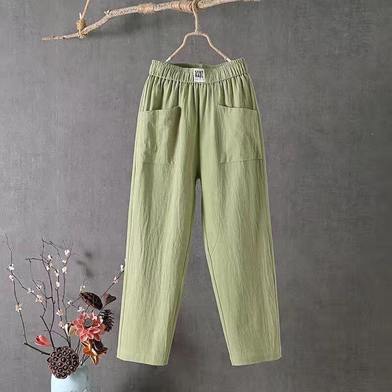 Linen Blend Trousers