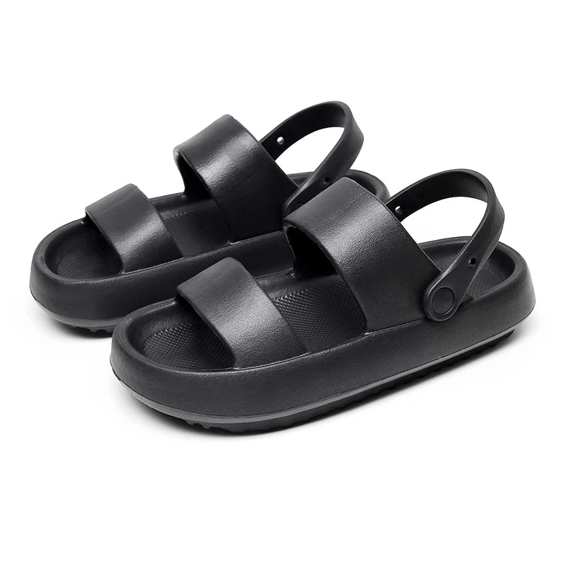 Ivyshape | Orthopedic Sandals Comfort Plus Slippers with Double Straps Padded, Casual Slip-On Sandals