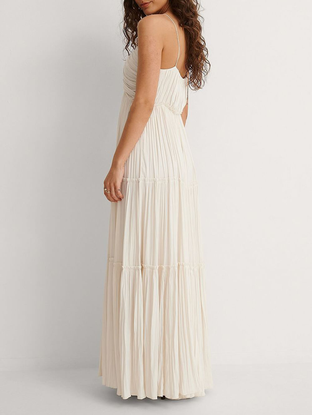 Ivyshape | Pleated Maxi Dress