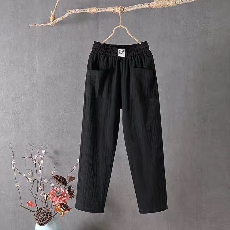 Linen Blend Trousers