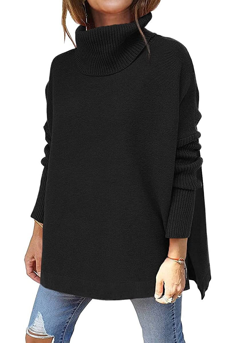 Ivyshape | Women's Winter Turtleneck Sweater Long