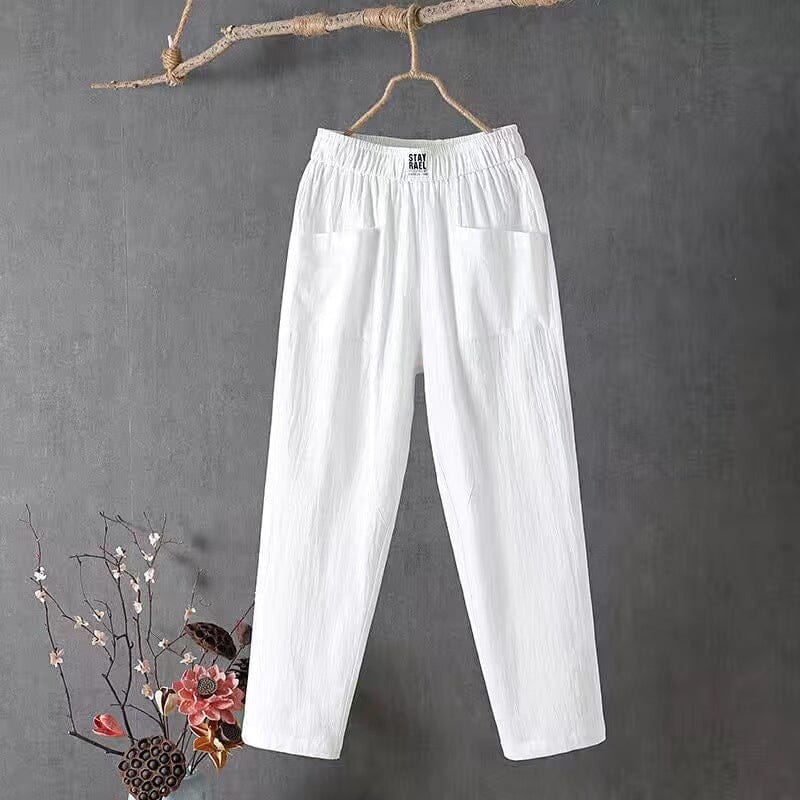 Linen Blend Trousers