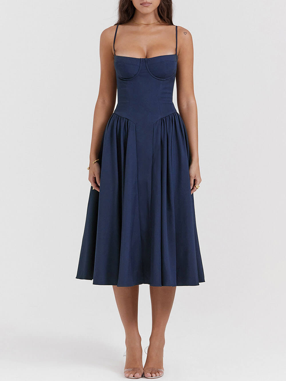 Ivyshape | Elegance Strapless Midi Dress