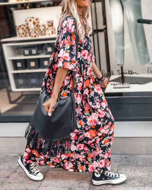 Summer Elegant Floral Summer Maxi Dress | Ideal for Summer