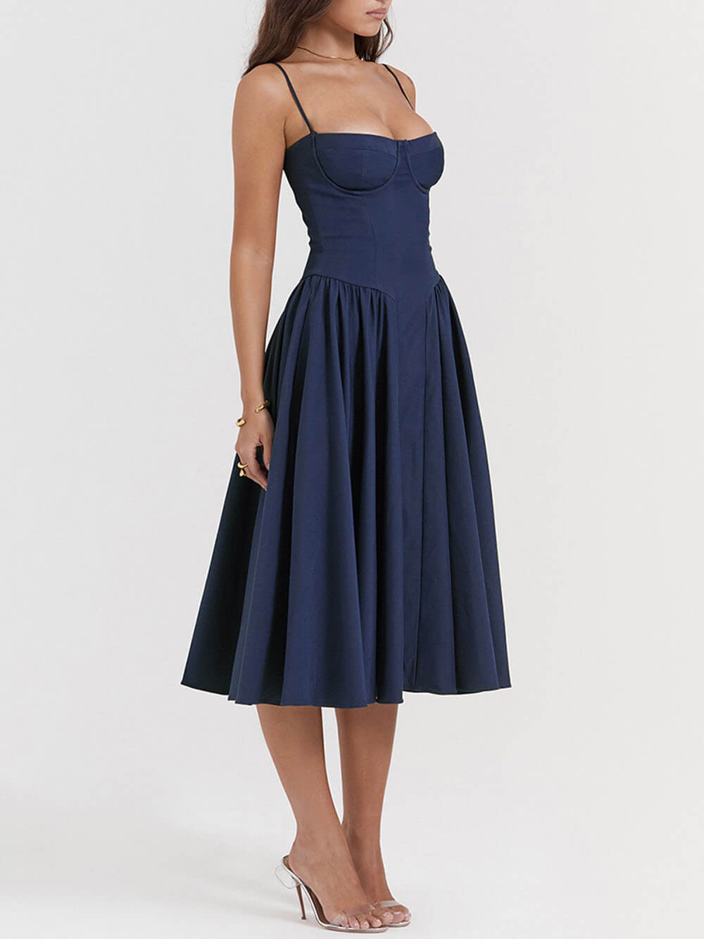 Ivyshape | Elegance Strapless Midi Dress